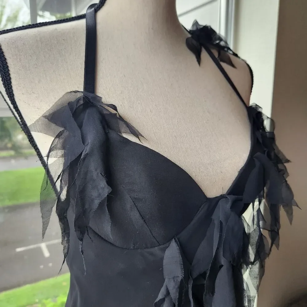 Jackie Rogers 100% Silk Vintage 1990's/Y2K Evening Dress | 2 - Picture 4 of 7